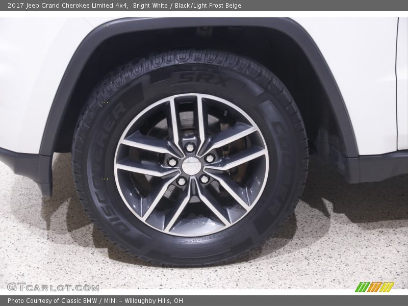 Bright White / Black/Light Frost Beige 2017 Jeep Grand Cherokee Limited 4x4