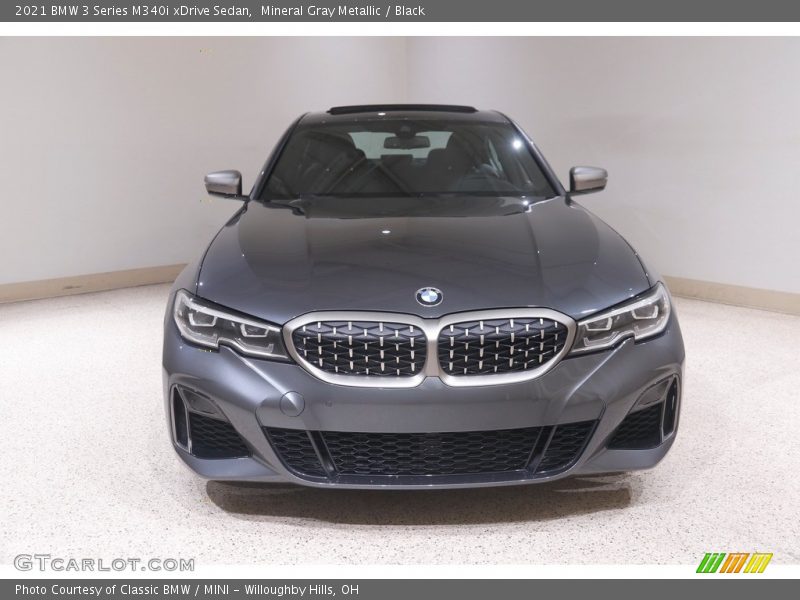 Mineral Gray Metallic / Black 2021 BMW 3 Series M340i xDrive Sedan