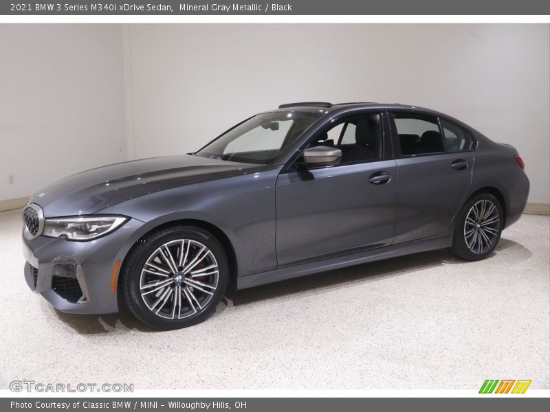 Mineral Gray Metallic / Black 2021 BMW 3 Series M340i xDrive Sedan