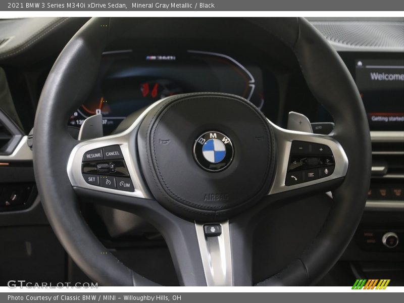 Mineral Gray Metallic / Black 2021 BMW 3 Series M340i xDrive Sedan