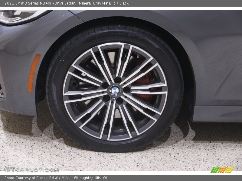 Mineral Gray Metallic / Black 2021 BMW 3 Series M340i xDrive Sedan