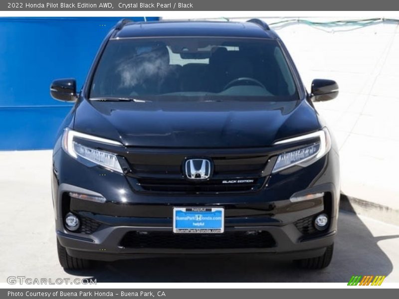 Crystal Black Pearl / Black 2022 Honda Pilot Black Edition AWD