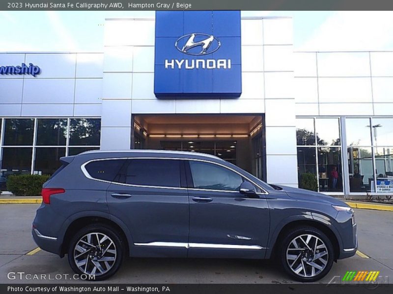 Hampton Gray / Beige 2023 Hyundai Santa Fe Calligraphy AWD