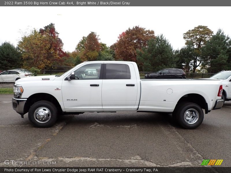 Bright White / Black/Diesel Gray 2022 Ram 3500 Big Horn Crew Cab 4x4