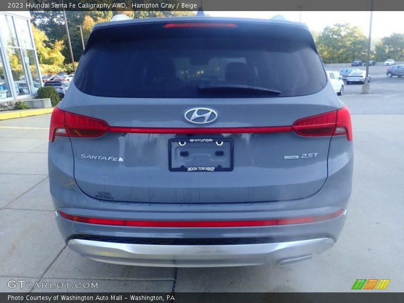 Hampton Gray / Beige 2023 Hyundai Santa Fe Calligraphy AWD