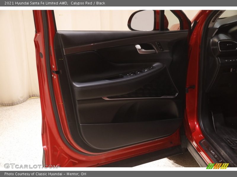 Calypso Red / Black 2021 Hyundai Santa Fe Limited AWD
