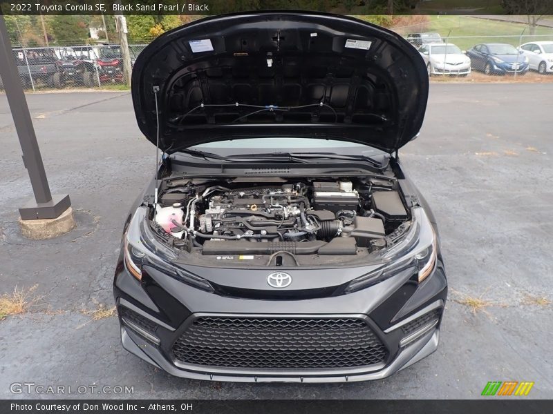 Black Sand Pearl / Black 2022 Toyota Corolla SE