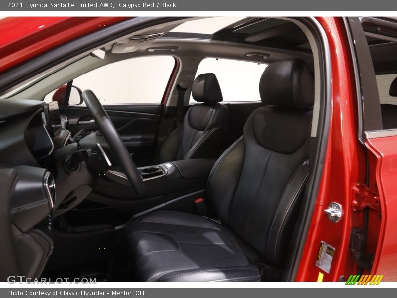 Calypso Red / Black 2021 Hyundai Santa Fe Limited AWD