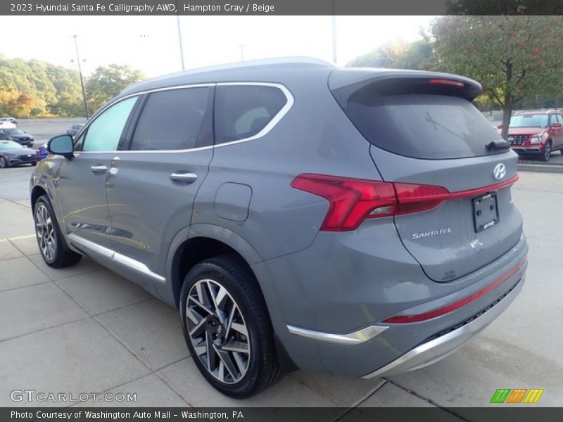 Hampton Gray / Beige 2023 Hyundai Santa Fe Calligraphy AWD