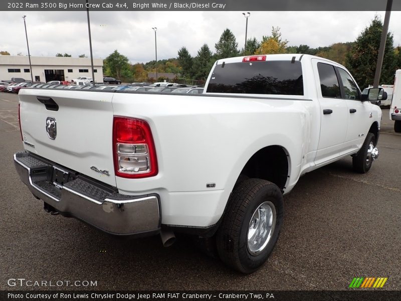 Bright White / Black/Diesel Gray 2022 Ram 3500 Big Horn Crew Cab 4x4