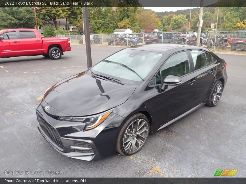 Black Sand Pearl / Black 2022 Toyota Corolla SE