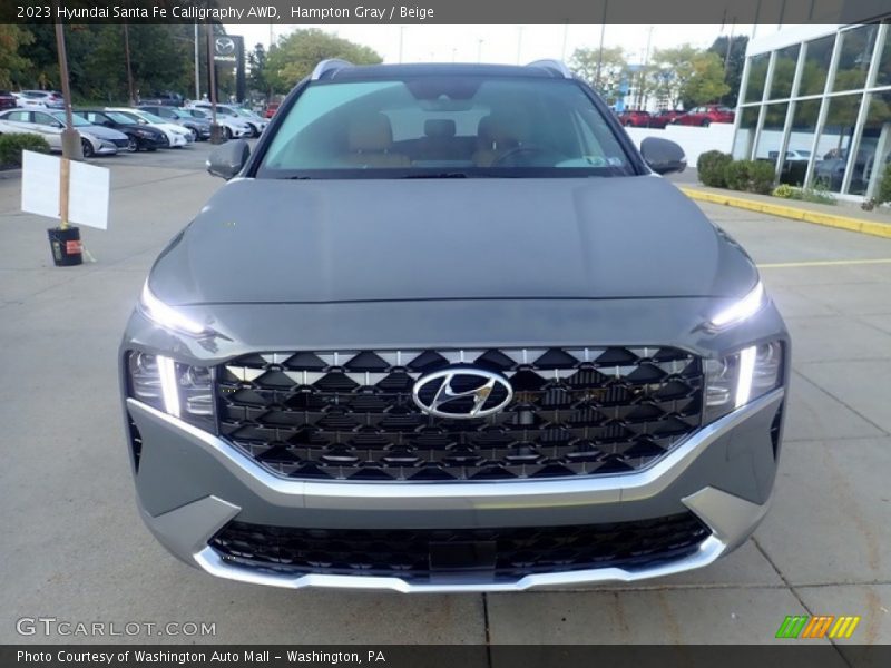 Hampton Gray / Beige 2023 Hyundai Santa Fe Calligraphy AWD