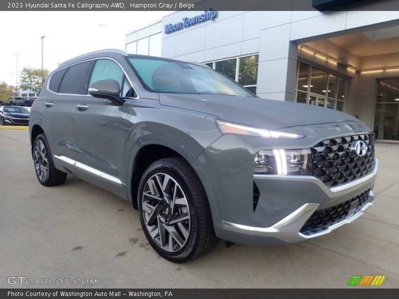 Hampton Gray / Beige 2023 Hyundai Santa Fe Calligraphy AWD