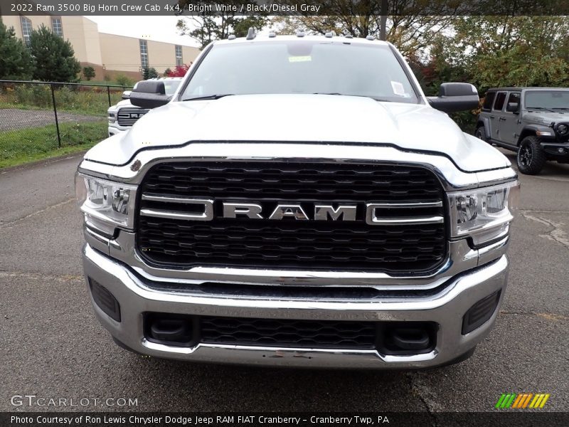 Bright White / Black/Diesel Gray 2022 Ram 3500 Big Horn Crew Cab 4x4