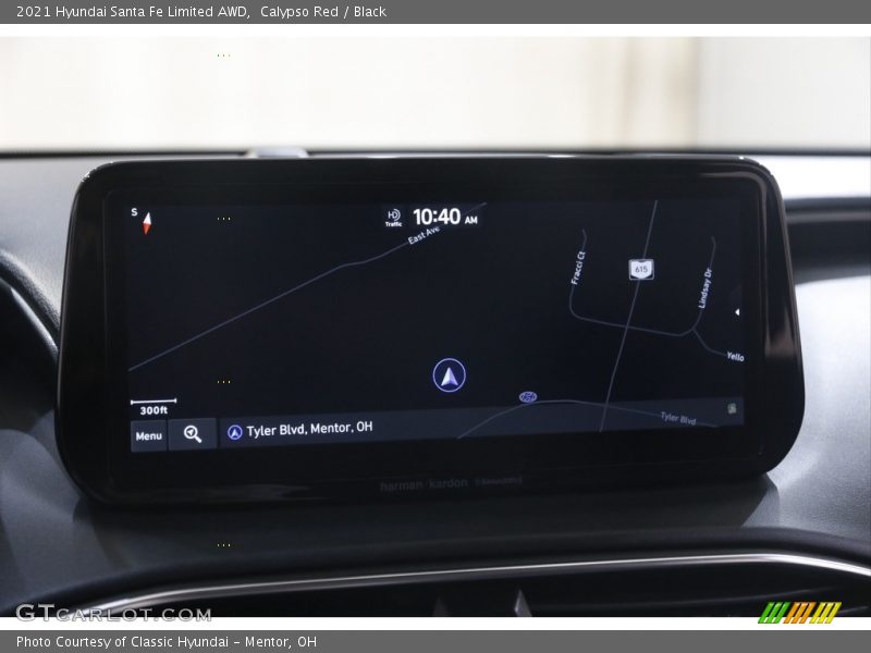 Calypso Red / Black 2021 Hyundai Santa Fe Limited AWD