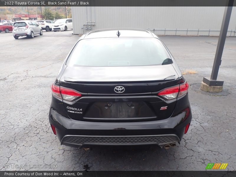 Black Sand Pearl / Black 2022 Toyota Corolla SE