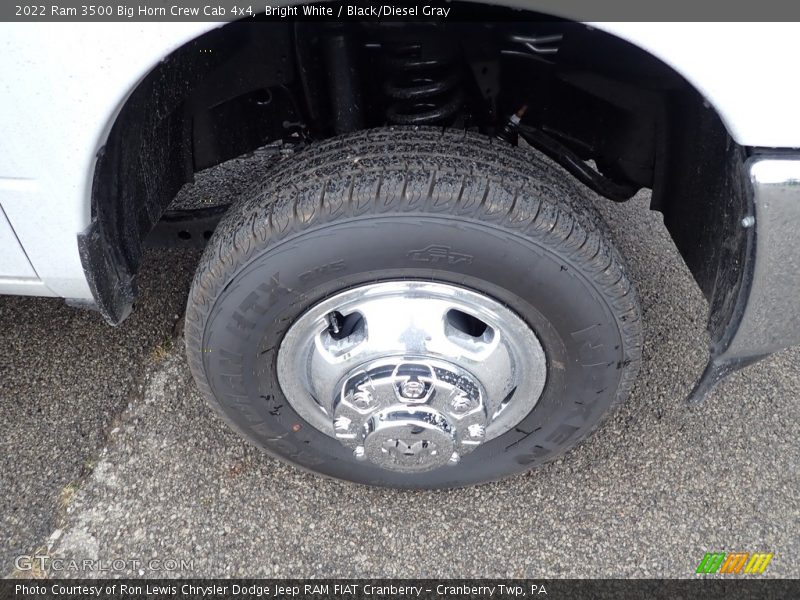 Bright White / Black/Diesel Gray 2022 Ram 3500 Big Horn Crew Cab 4x4