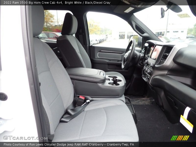 Bright White / Black/Diesel Gray 2022 Ram 3500 Big Horn Crew Cab 4x4