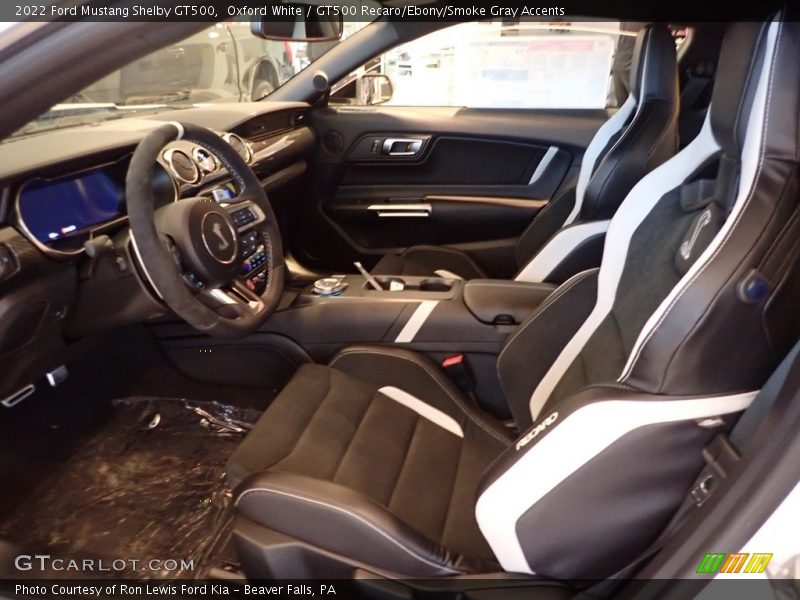  2022 Mustang Shelby GT500 GT500 Recaro/Ebony/Smoke Gray Accents Interior
