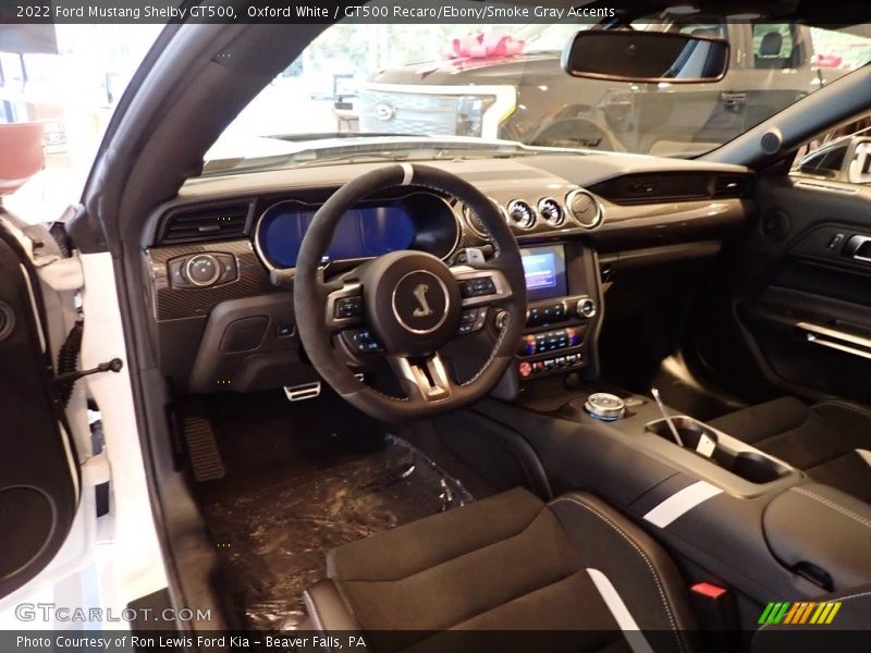 Front Seat of 2022 Mustang Shelby GT500