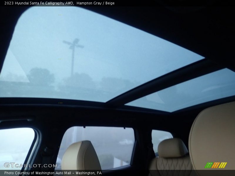 Hampton Gray / Beige 2023 Hyundai Santa Fe Calligraphy AWD