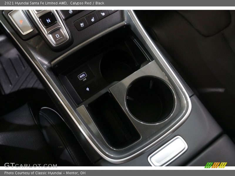 Calypso Red / Black 2021 Hyundai Santa Fe Limited AWD