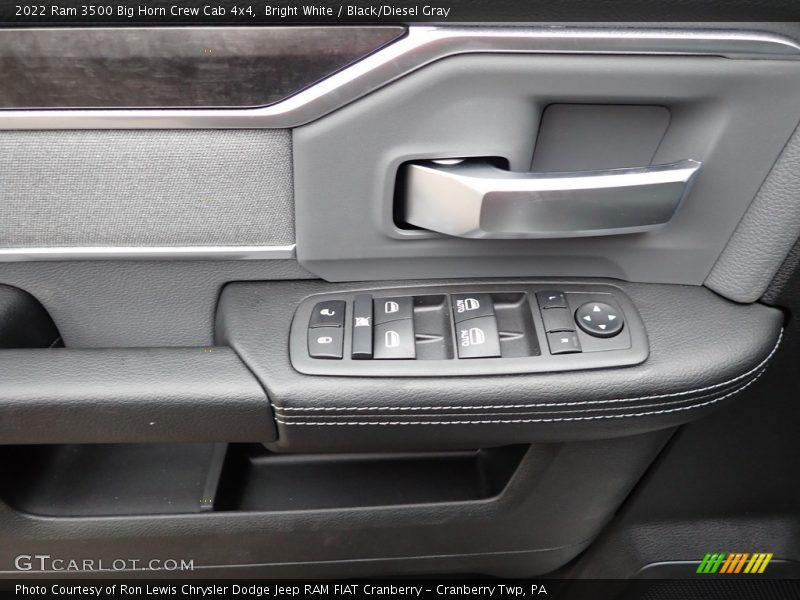 Bright White / Black/Diesel Gray 2022 Ram 3500 Big Horn Crew Cab 4x4