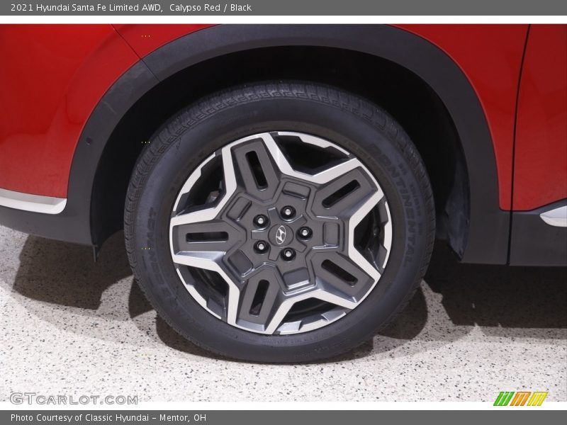 Calypso Red / Black 2021 Hyundai Santa Fe Limited AWD