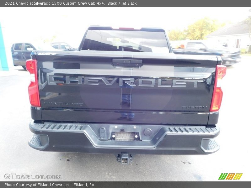 Black / Jet Black 2021 Chevrolet Silverado 1500 Custom Crew Cab 4x4