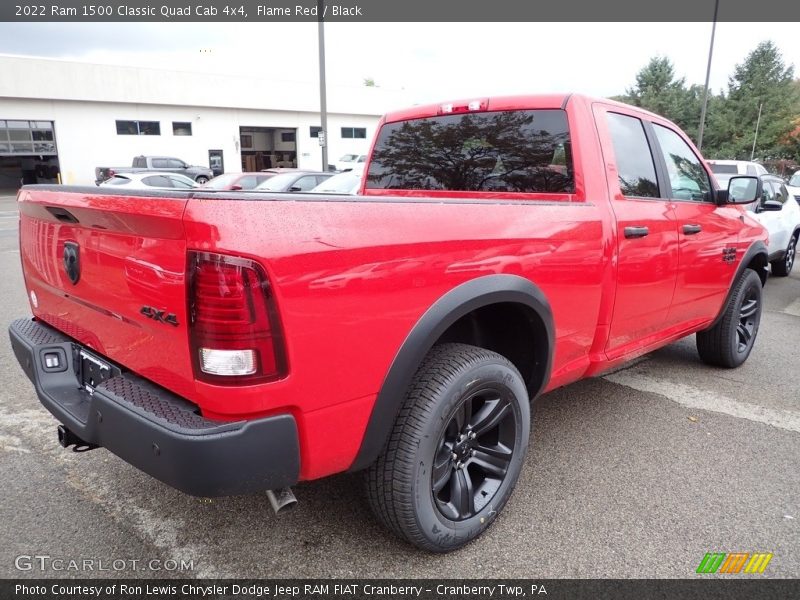 Flame Red / Black 2022 Ram 1500 Classic Quad Cab 4x4