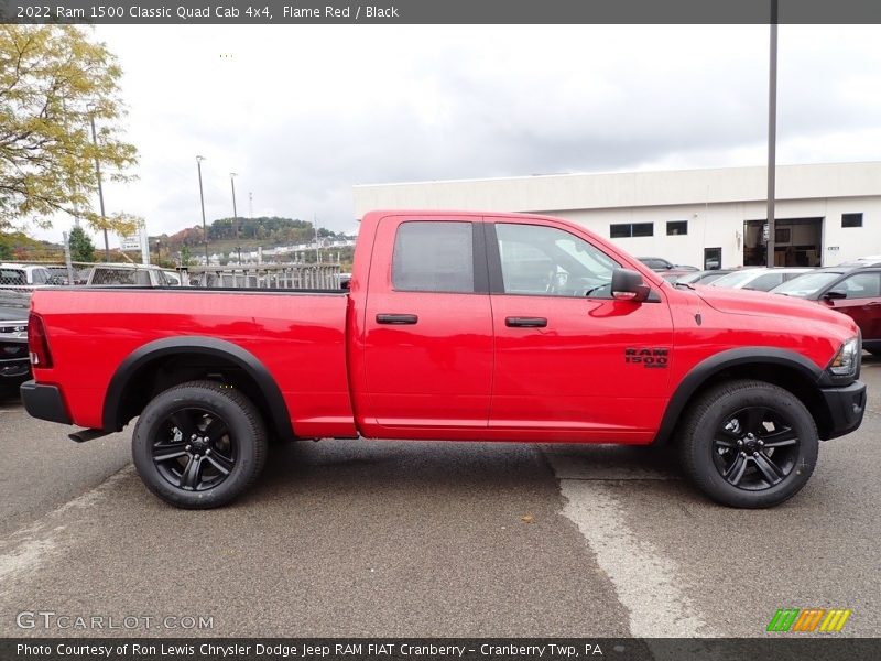 Flame Red / Black 2022 Ram 1500 Classic Quad Cab 4x4