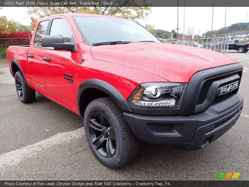 Flame Red / Black 2022 Ram 1500 Classic Quad Cab 4x4