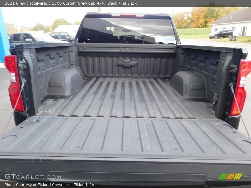 Black / Jet Black 2021 Chevrolet Silverado 1500 Custom Crew Cab 4x4