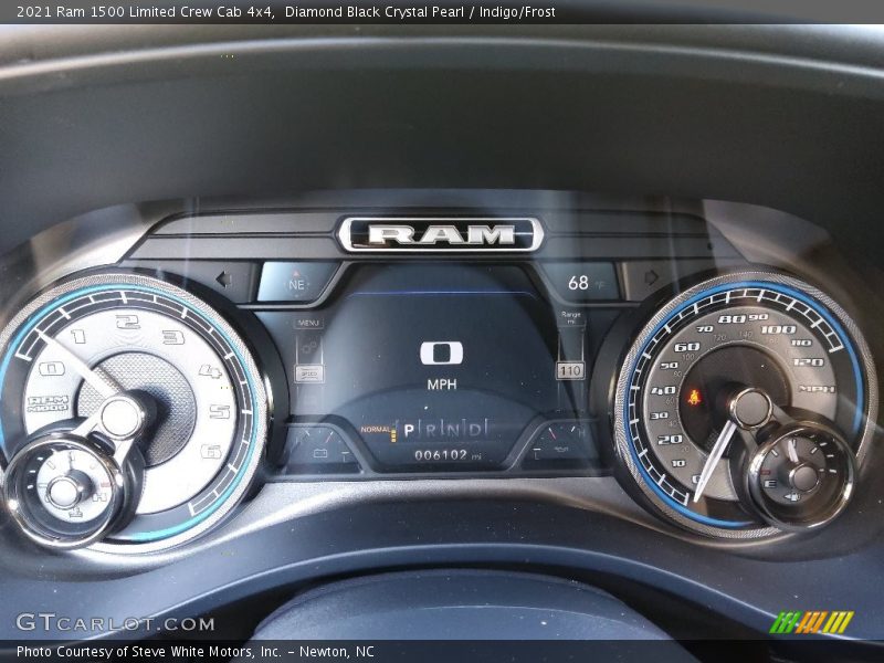 Diamond Black Crystal Pearl / Indigo/Frost 2021 Ram 1500 Limited Crew Cab 4x4