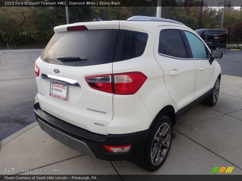 Diamond White / Ebony Black 2020 Ford EcoSport Titanium 4WD
