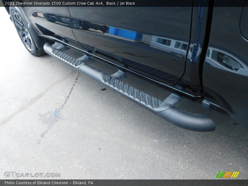 Black / Jet Black 2021 Chevrolet Silverado 1500 Custom Crew Cab 4x4