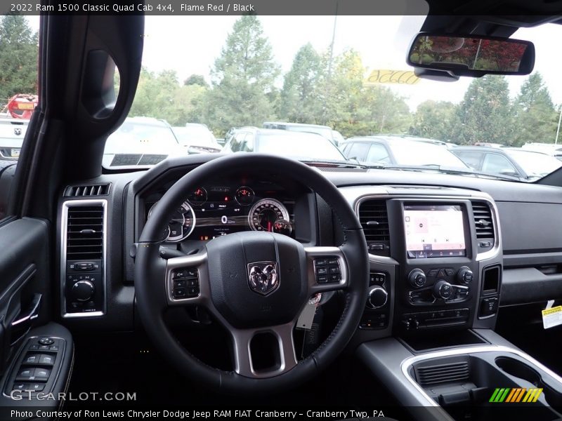 Flame Red / Black 2022 Ram 1500 Classic Quad Cab 4x4