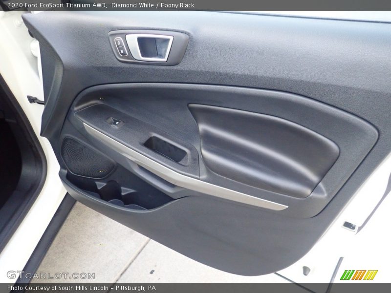 Diamond White / Ebony Black 2020 Ford EcoSport Titanium 4WD