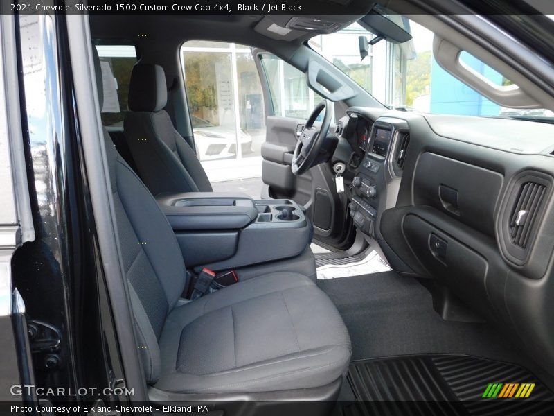 Black / Jet Black 2021 Chevrolet Silverado 1500 Custom Crew Cab 4x4