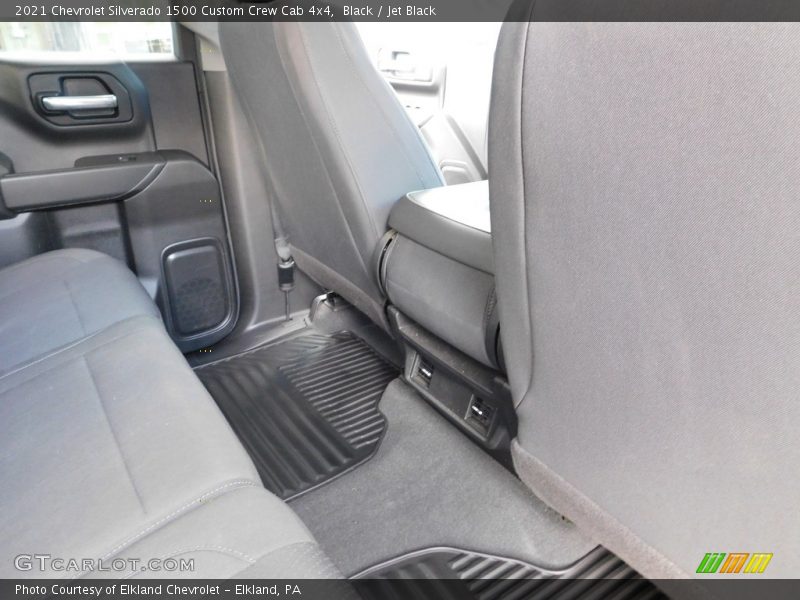 Black / Jet Black 2021 Chevrolet Silverado 1500 Custom Crew Cab 4x4