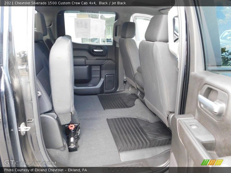 Black / Jet Black 2021 Chevrolet Silverado 1500 Custom Crew Cab 4x4