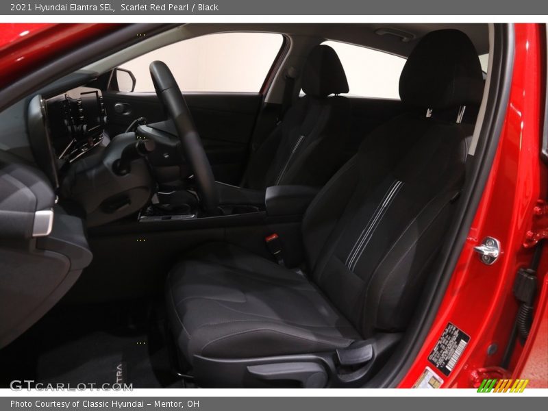 Scarlet Red Pearl / Black 2021 Hyundai Elantra SEL