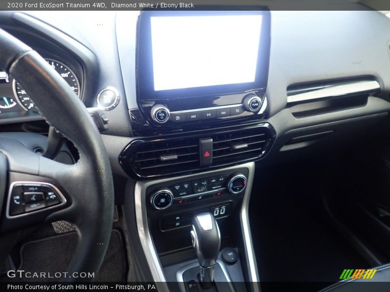 Diamond White / Ebony Black 2020 Ford EcoSport Titanium 4WD