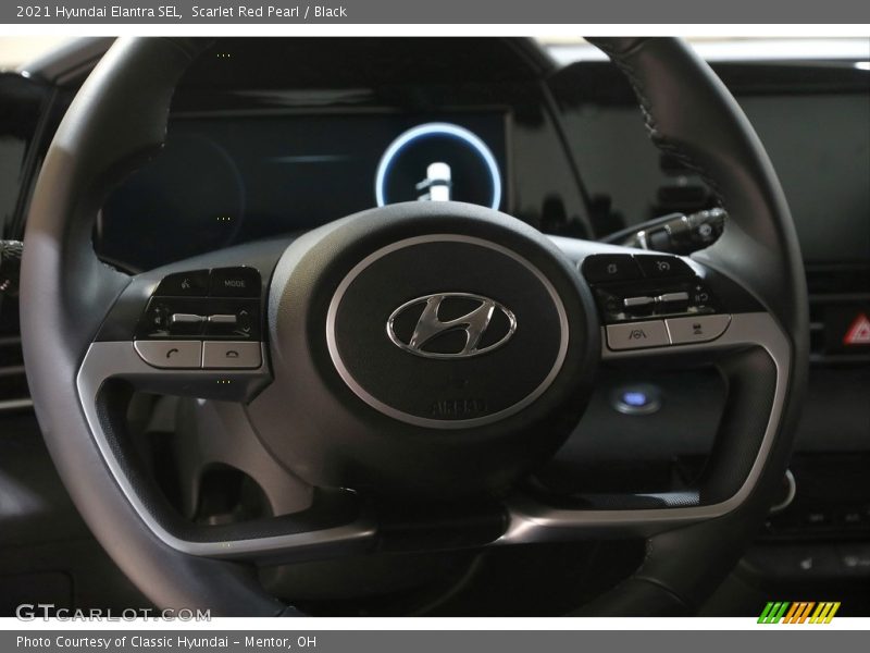 Scarlet Red Pearl / Black 2021 Hyundai Elantra SEL