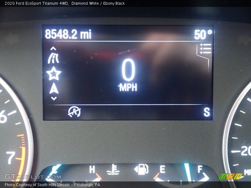 Diamond White / Ebony Black 2020 Ford EcoSport Titanium 4WD