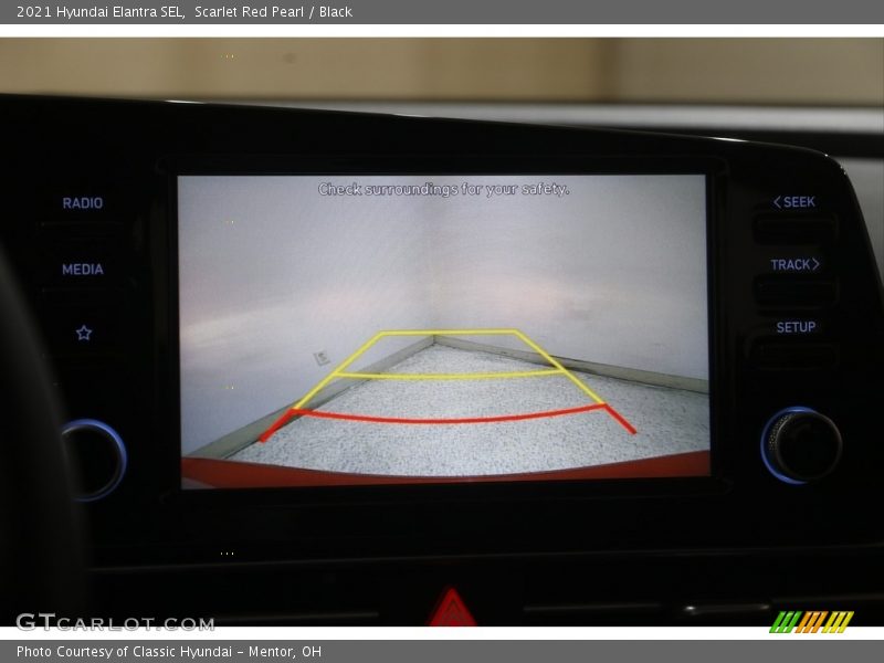 Scarlet Red Pearl / Black 2021 Hyundai Elantra SEL