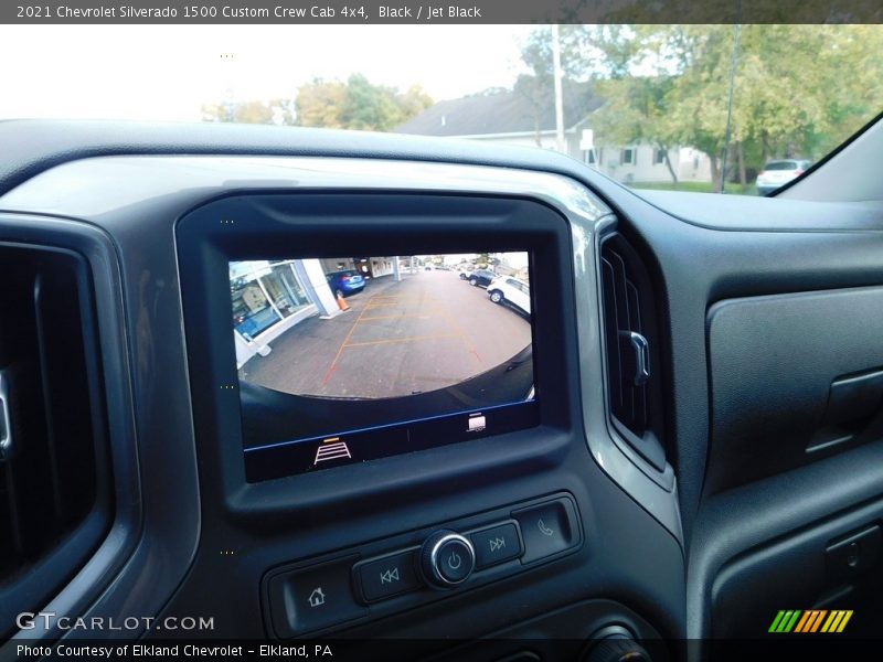 Black / Jet Black 2021 Chevrolet Silverado 1500 Custom Crew Cab 4x4