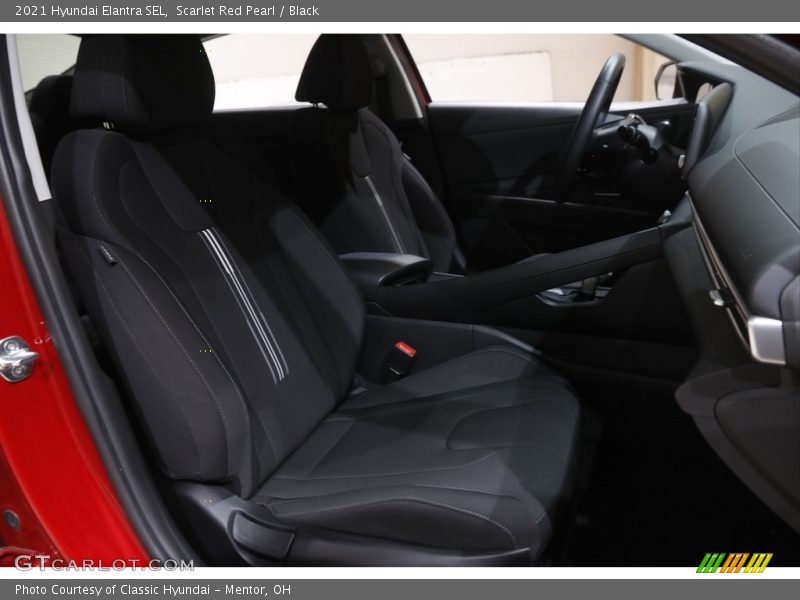 Scarlet Red Pearl / Black 2021 Hyundai Elantra SEL