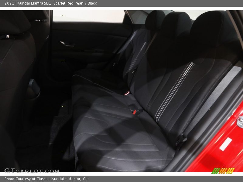 Scarlet Red Pearl / Black 2021 Hyundai Elantra SEL