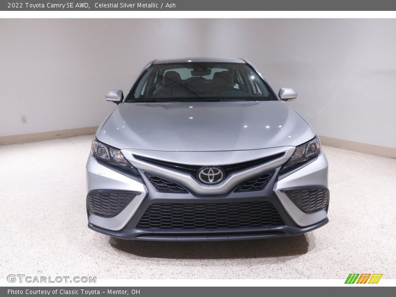 Celestial Silver Metallic / Ash 2022 Toyota Camry SE AWD